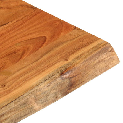 vidaXL Tischplatte 40x40x3,8cm Quadratisch Massivholz Akazie Baumkante