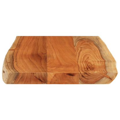 vidaXL Tischplatte 70x40x3,8 cm Rechteckig Massivholz Akazie Baumkante