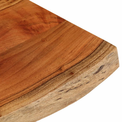 vidaXL Tischplatte 70x40x3,8 cm Rechteckig Massivholz Akazie Baumkante