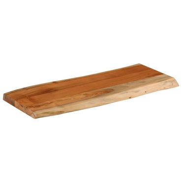 vidaXL Tischplatte 80x40x3,8 cm Rechteckig Massivholz Akazie Baumkante