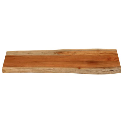 vidaXL Tischplatte 80x40x3,8 cm Rechteckig Massivholz Akazie Baumkante