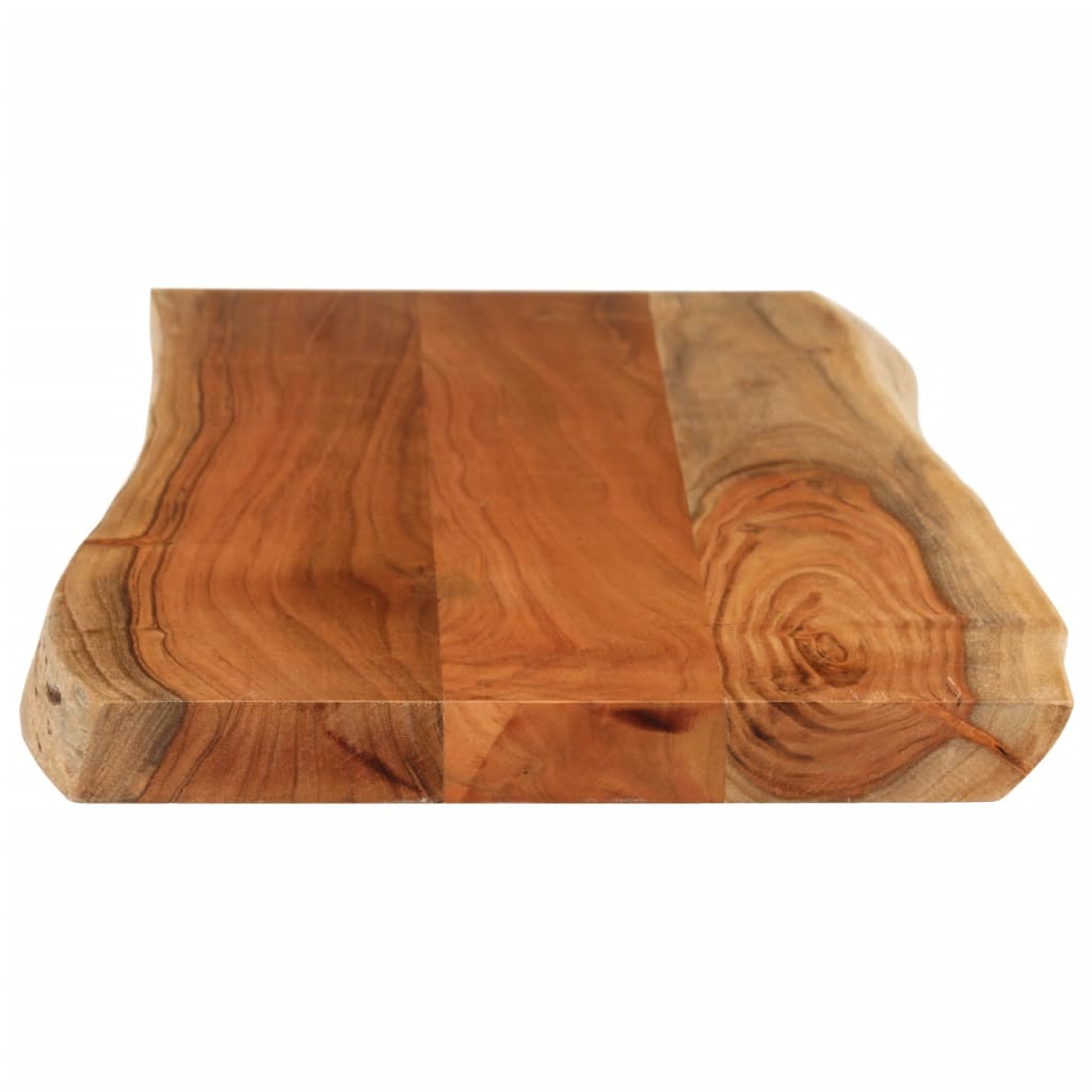 vidaXL Tischplatte 80x40x3,8 cm Rechteckig Massivholz Akazie Baumkante
