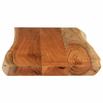 vidaXL Tischplatte 80x40x3,8 cm Rechteckig Massivholz Akazie Baumkante