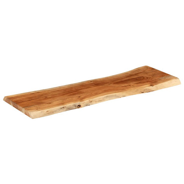 vidaXL Tischplatte 120x40x3,8cm Rechteckig Massivholz Akazie Baumkante