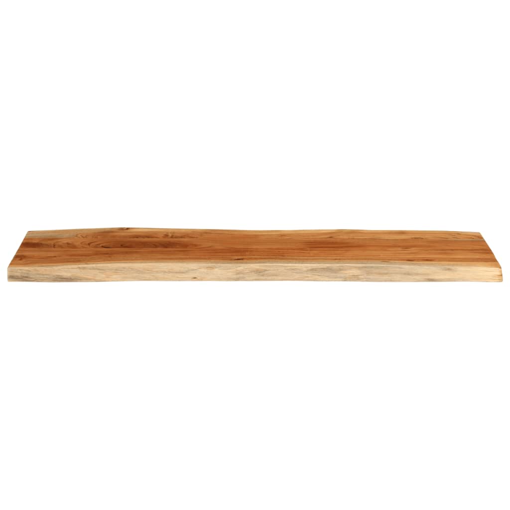 vidaXL Tischplatte 120x40x3,8cm Rechteckig Massivholz Akazie Baumkante