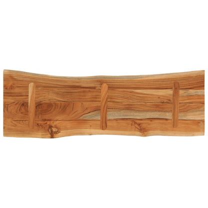 vidaXL Tischplatte 120x40x3,8cm Rechteckig Massivholz Akazie Baumkante