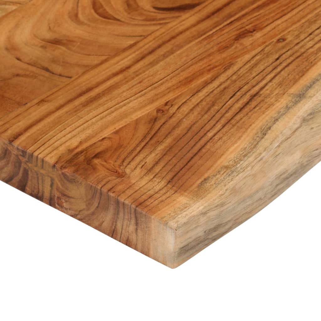 vidaXL Tischplatte 120x40x3,8cm Rechteckig Massivholz Akazie Baumkante