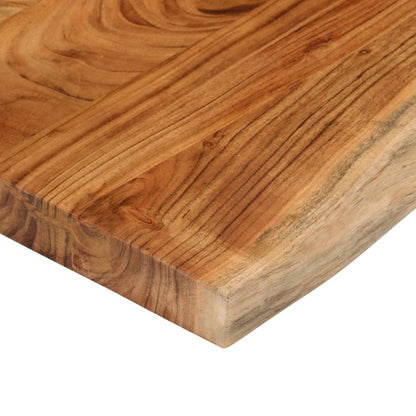 vidaXL Tischplatte 120x40x3,8cm Rechteckig Massivholz Akazie Baumkante