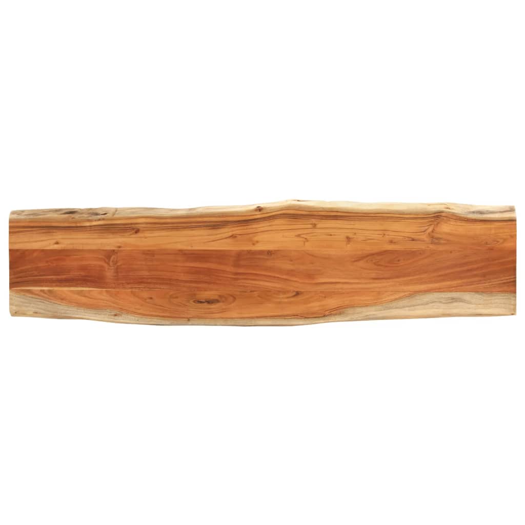 vidaXL Tischplatte 180x40x3,8cm Rechteckig Massivholz Akazie Baumkante