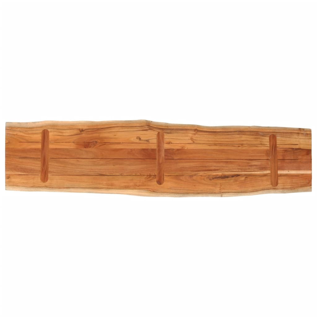vidaXL Tischplatte 180x40x3,8cm Rechteckig Massivholz Akazie Baumkante