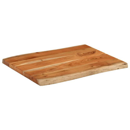 vidaXL Tischplatte 70x60x3,8 cm Rechteckig Massivholz Akazie Baumkante