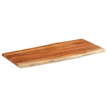 vidaXL Tischplatte 140x60x3,8cm Rechteckig Massivholz Akazie Baumkante