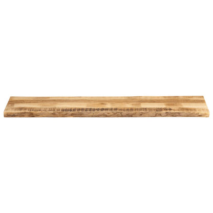 vidaXL Tischplatte mit Baumkante 160x40x2,5 cm Raues Mango Massivholz