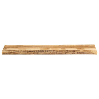 vidaXL Tischplatte mit Baumkante 180x40x2,5 cm Raues Mango Massivholz