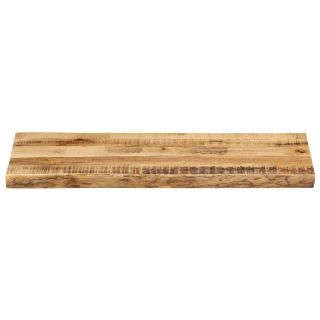 vidaXL Tischplatte mit Baumkante 80x40x3,8 cm Raues Mango Massivholz