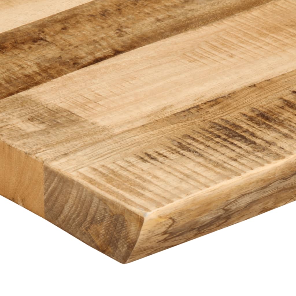 vidaXL Tischplatte mit Baumkante 80x40x3,8 cm Raues Mango Massivholz
