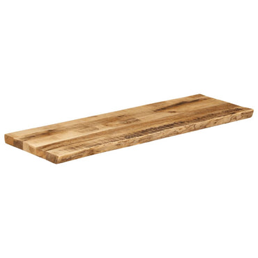 vidaXL Tischplatte mit Baumkante 110x40x3,8 cm Raues Mango Massivholz