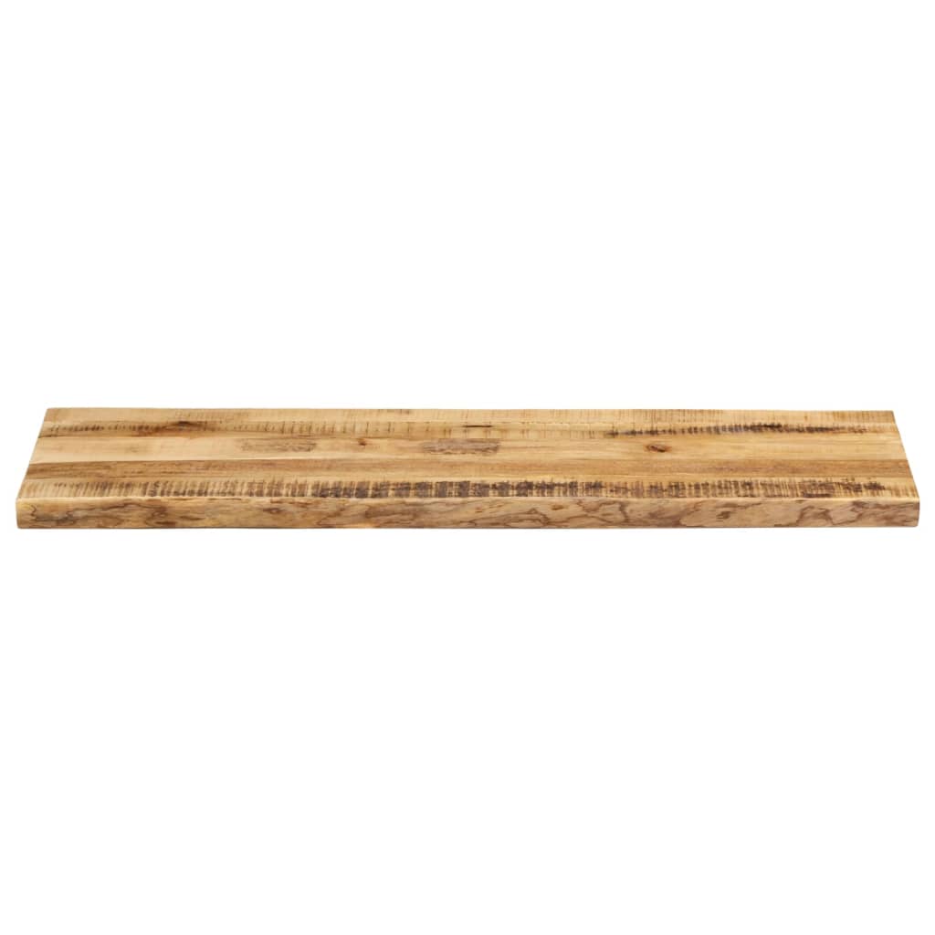 vidaXL Tischplatte mit Baumkante 140x40x3,8 cm Raues Mango Massivholz