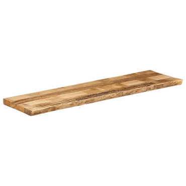 vidaXL Tischplatte mit Baumkante 160x40x3,8 cm Raues Mango Massivholz