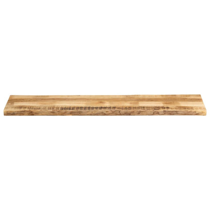 vidaXL Tischplatte mit Baumkante 160x40x3,8 cm Raues Mango Massivholz