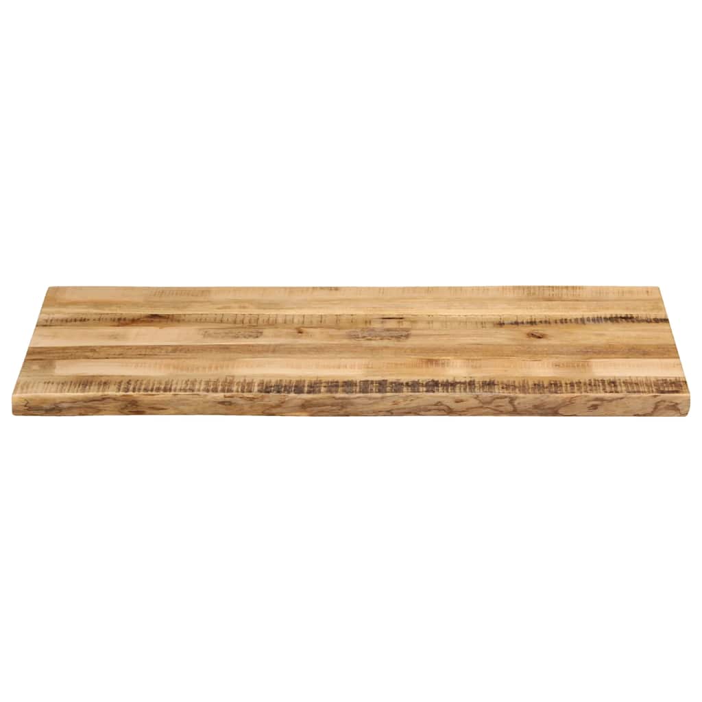 vidaXL Tischplatte mit Baumkante 100x60x3,8 cm Raues Mango Massivholz