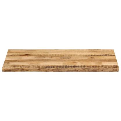 vidaXL Tischplatte mit Baumkante 100x60x3,8 cm Raues Mango Massivholz
