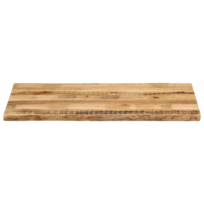 vidaXL Tischplatte mit Baumkante 110x60x3,8 cm Raues Mango Massivholz