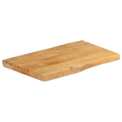 vidaXL Tischplatte mit Baumkante 50x40x2,5 cm Massivholz Mango
