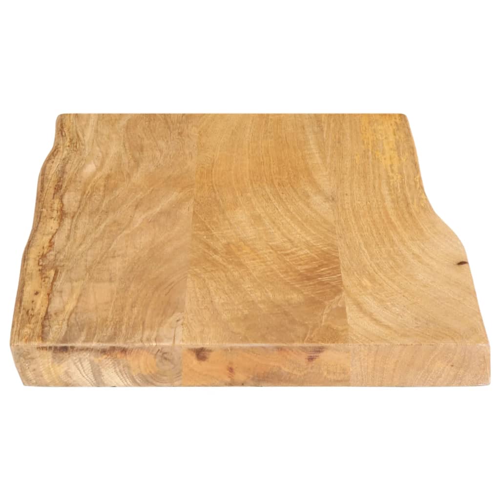 vidaXL Tischplatte mit Baumkante 60x40x2,5 cm Massivholz Mango