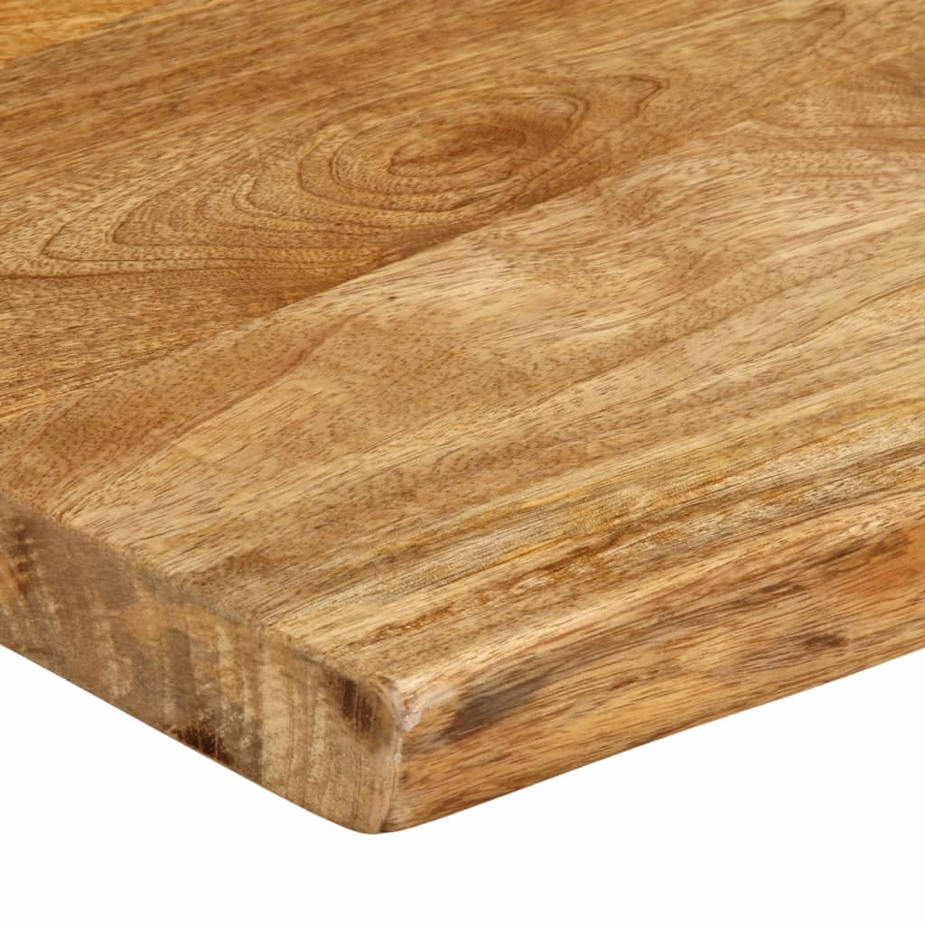 vidaXL Tischplatte mit Baumkante 80x40x2,5 cm Massivholz Mango