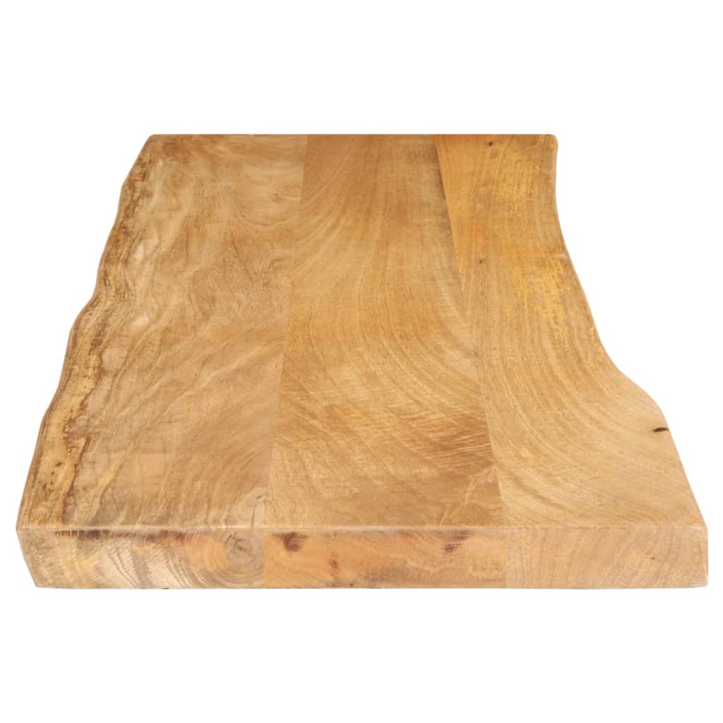vidaXL Tischplatte mit Baumkante 110x40x2,5 cm Massivholz Mango