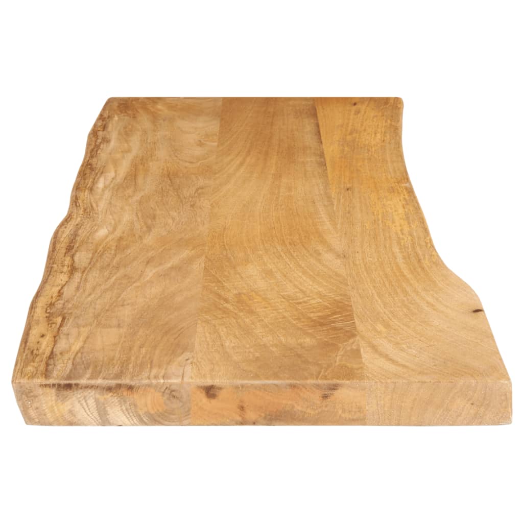vidaXL Tischplatte mit Baumkante 140x40x2,5 cm Massivholz Mango