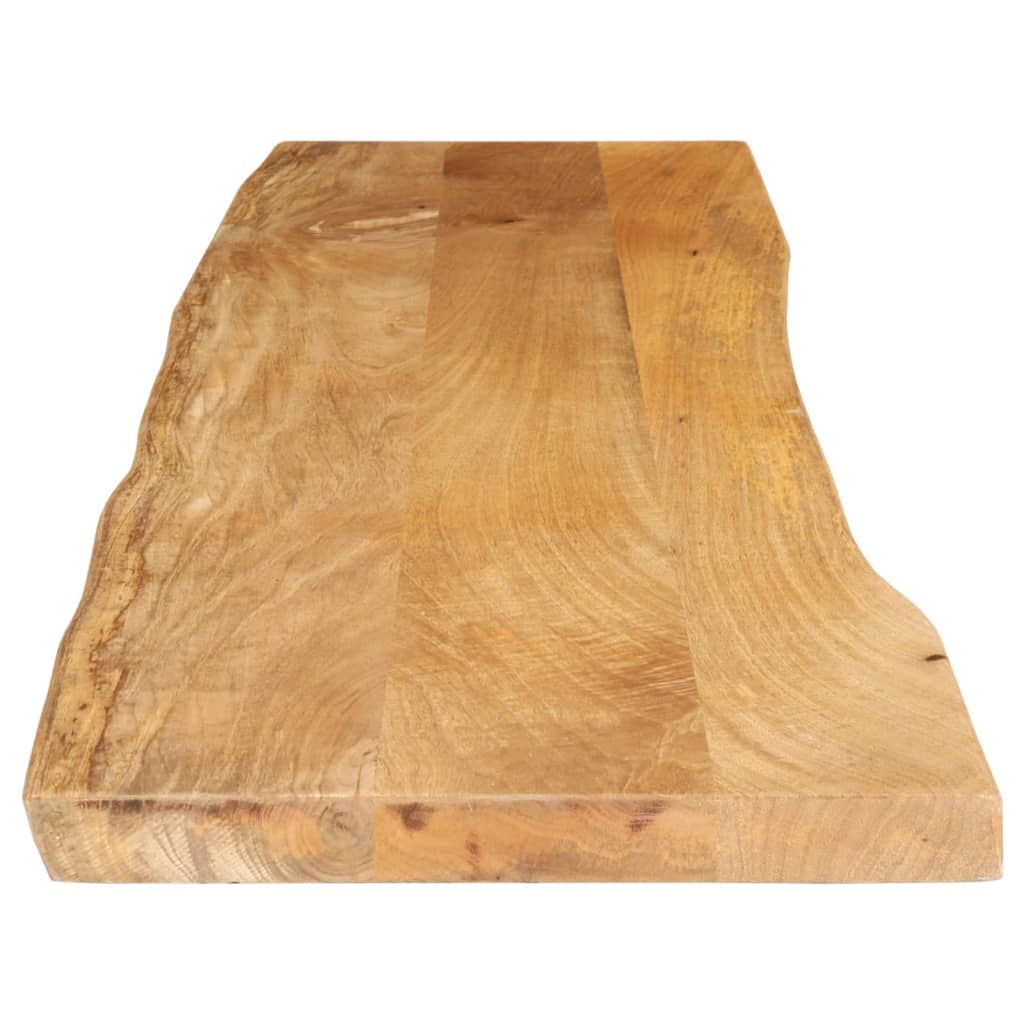vidaXL Tischplatte mit Baumkante 180x40x2,5 cm Massivholz Mango
