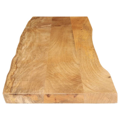 vidaXL Tischplatte mit Baumkante 180x40x2,5 cm Massivholz Mango