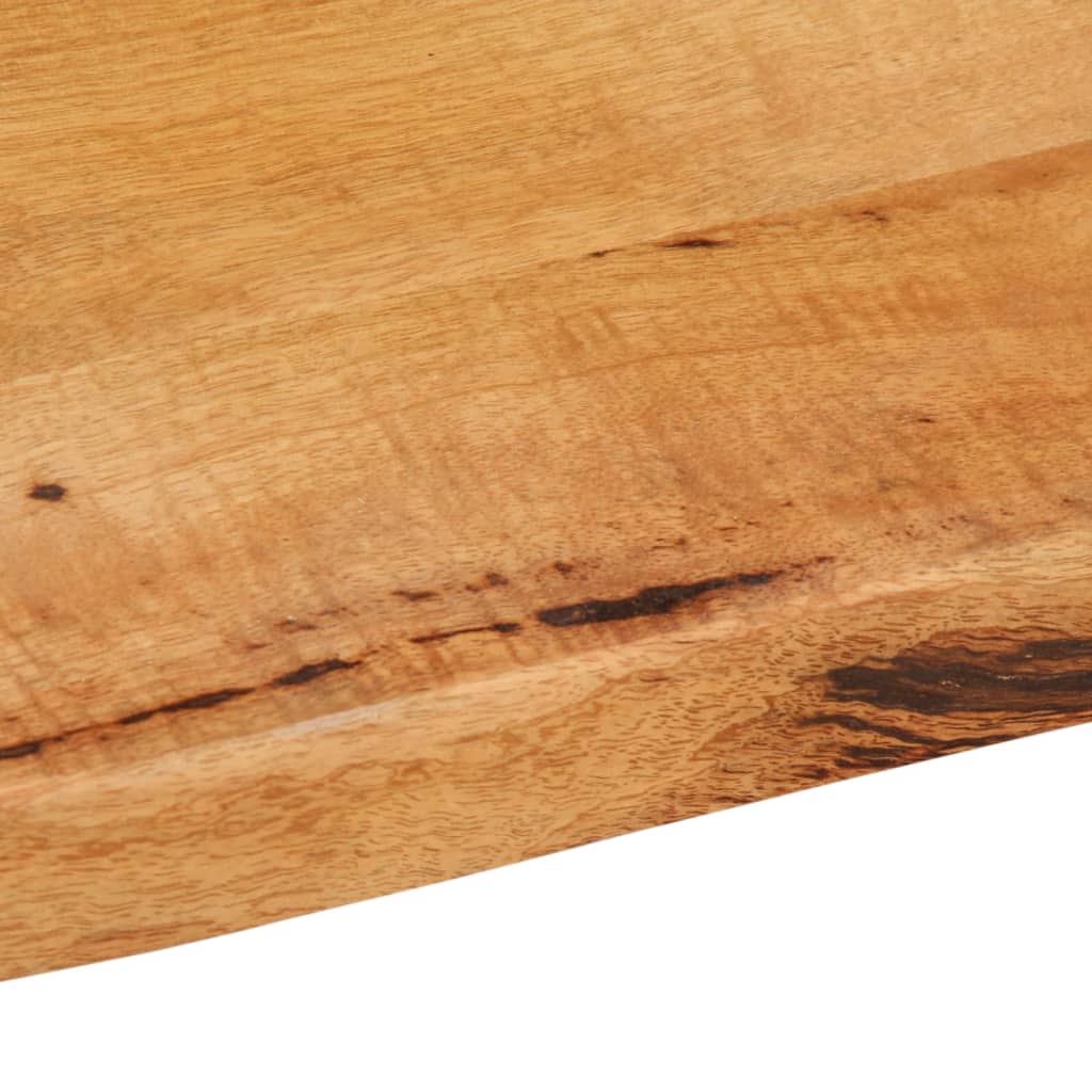 vidaXL Plateau de table avec bords naturels 60x60x2,5 cm Bois de manguier massif