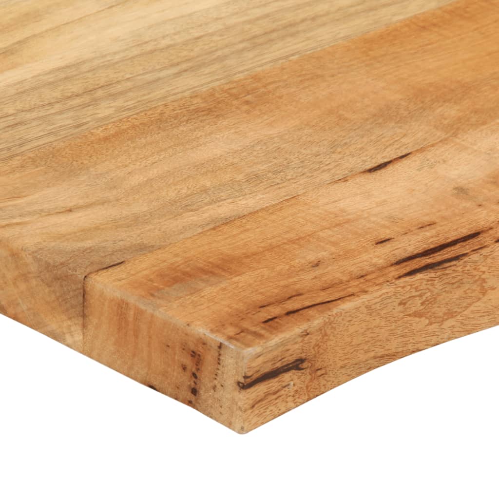 vidaXL Tischplatte mit Baumkante 110x60x2,5 cm Massivholz Mango
