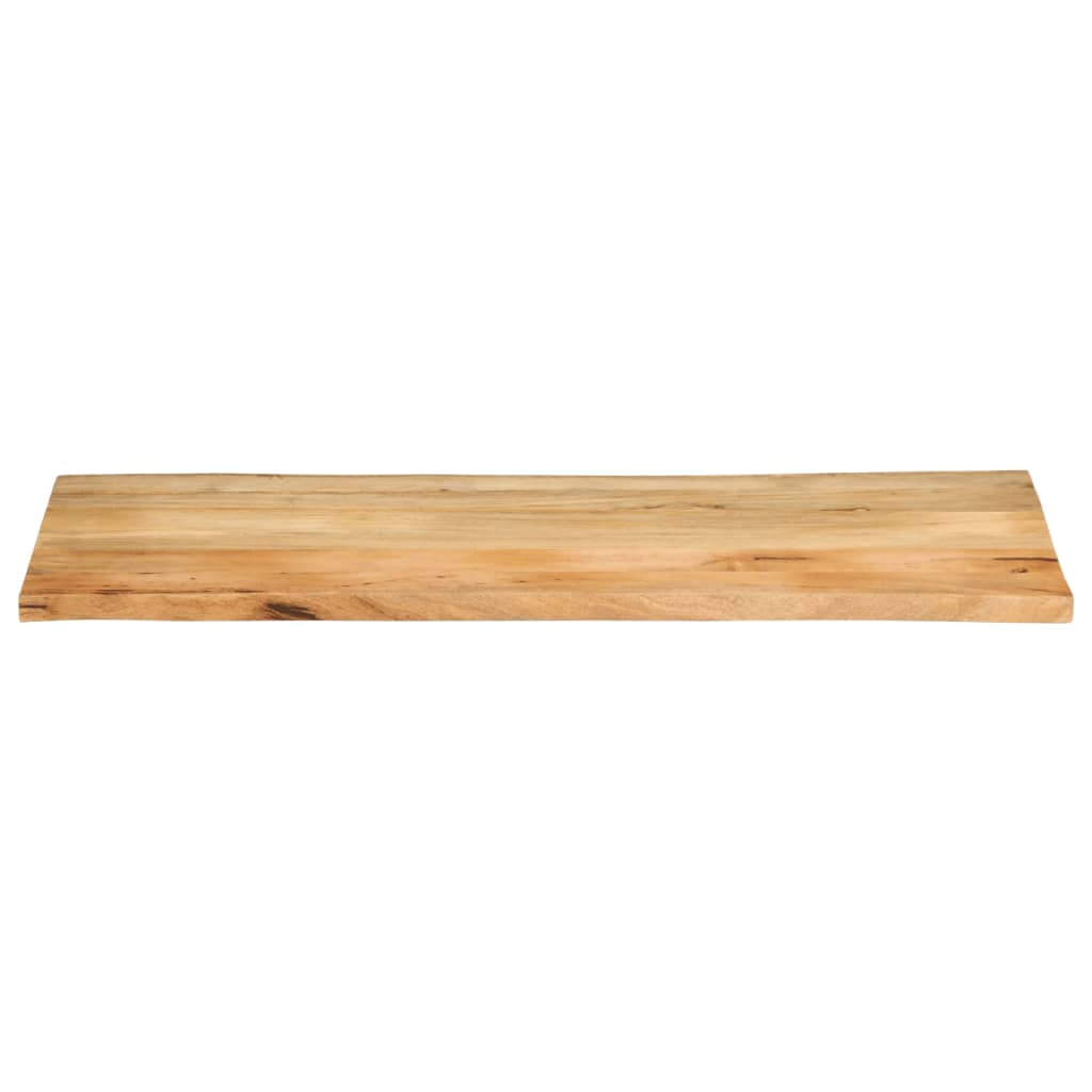 vidaXL Plateau de table avec bords naturels 140x60x2,5 cm Bois de manguier massif