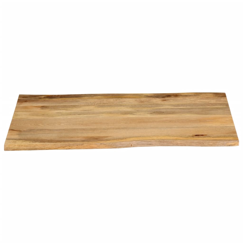vidaXL Tischplatte mit Baumkante 100x80x2,5 cm Massivholz Mango