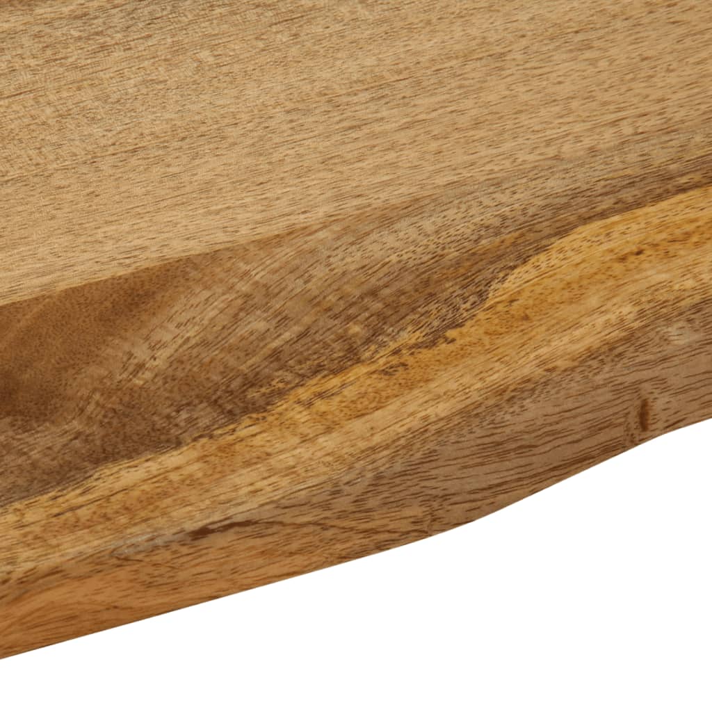 vidaXL Tischplatte mit Baumkante 100x80x2,5 cm Massivholz Mango