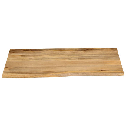 vidaXL Tischplatte mit Baumkante 110x80x2,5 cm Massivholz Mango