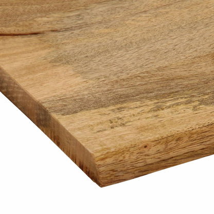 vidaXL Tischplatte mit Baumkante 110x80x2,5 cm Massivholz Mango
