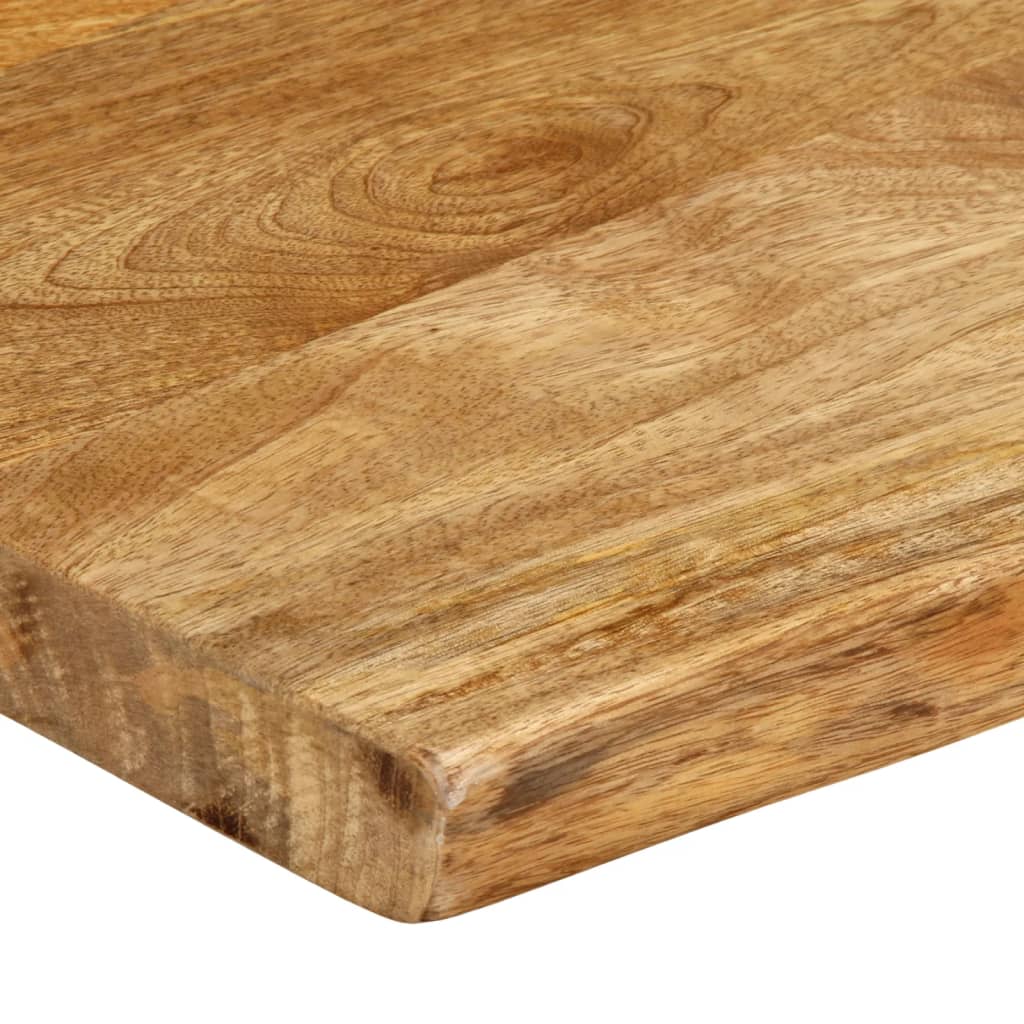 vidaXL Tischplatte mit Baumkante 80x40x3,8 cm Massivholz Mango