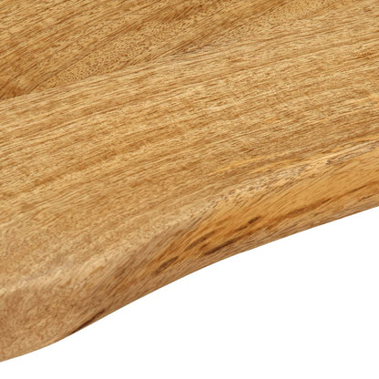 vidaXL Tischplatte mit Baumkante 80x40x3,8 cm Massivholz Mango