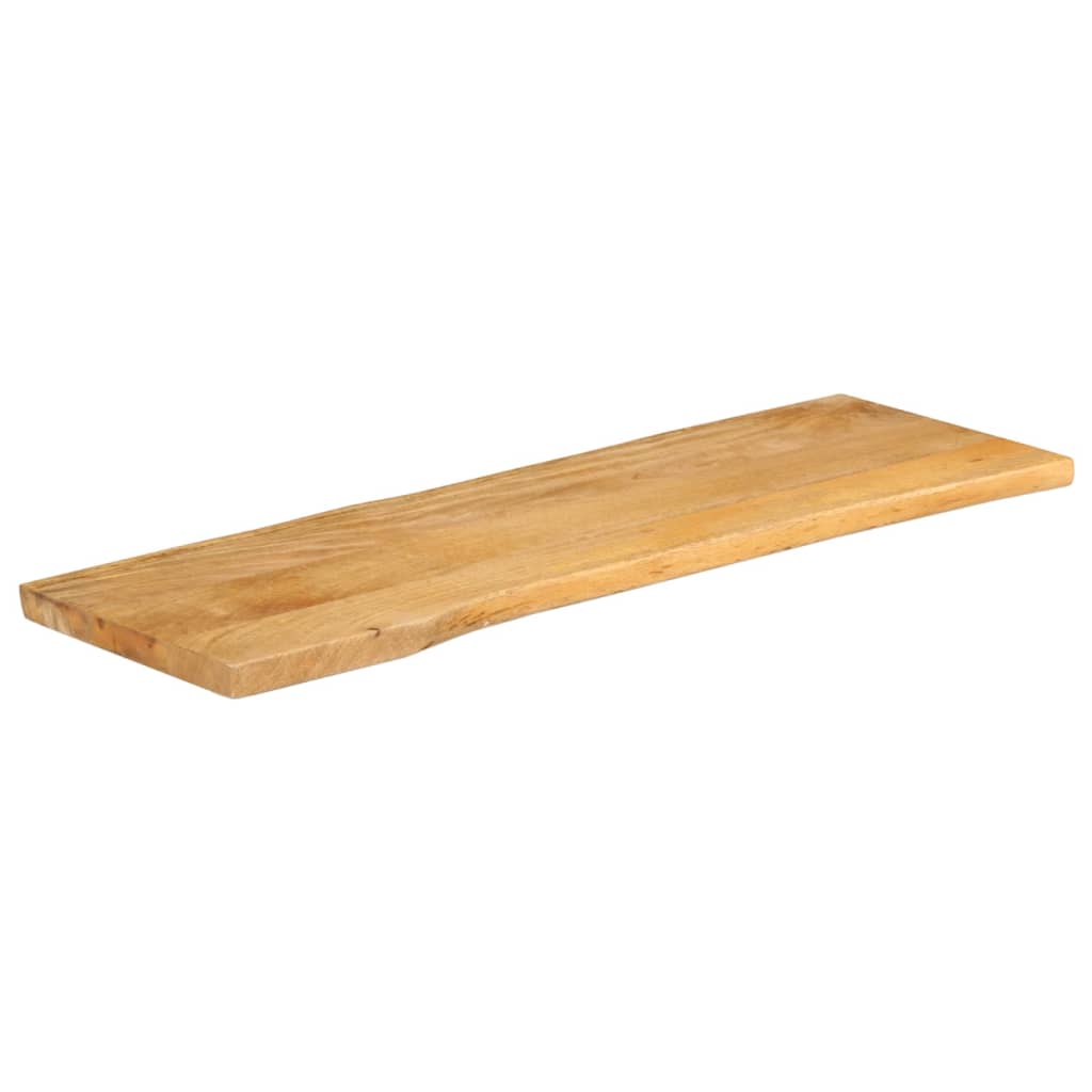 vidaXL Tischplatte mit Baumkante 120x40x3,8 cm Massivholz Mango