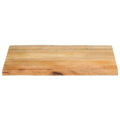 vidaXL Tischplatte mit Baumkante 90x60x3,8 cm Massivholz Mango