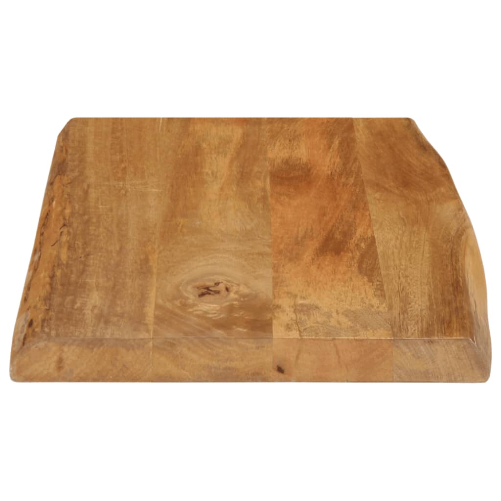 vidaXL Tischplatte mit Baumkante 60x40x2,5 cm Massivholz Mango