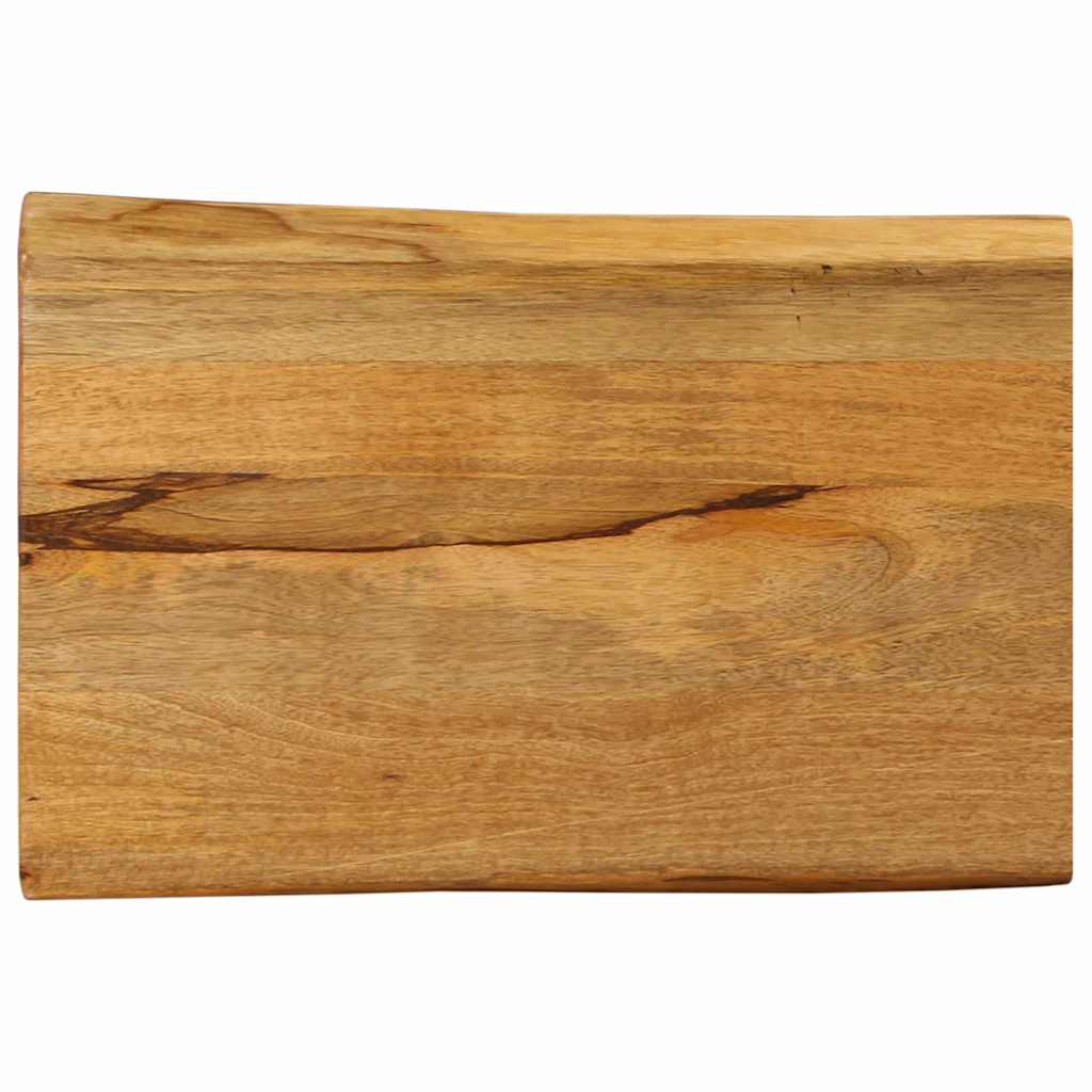 vidaXL Tischplatte mit Baumkante 70x40x2,5 cm Massivholz Mango
