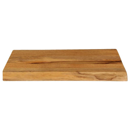 vidaXL Tischplatte mit Baumkante 70x40x2,5 cm Massivholz Mango