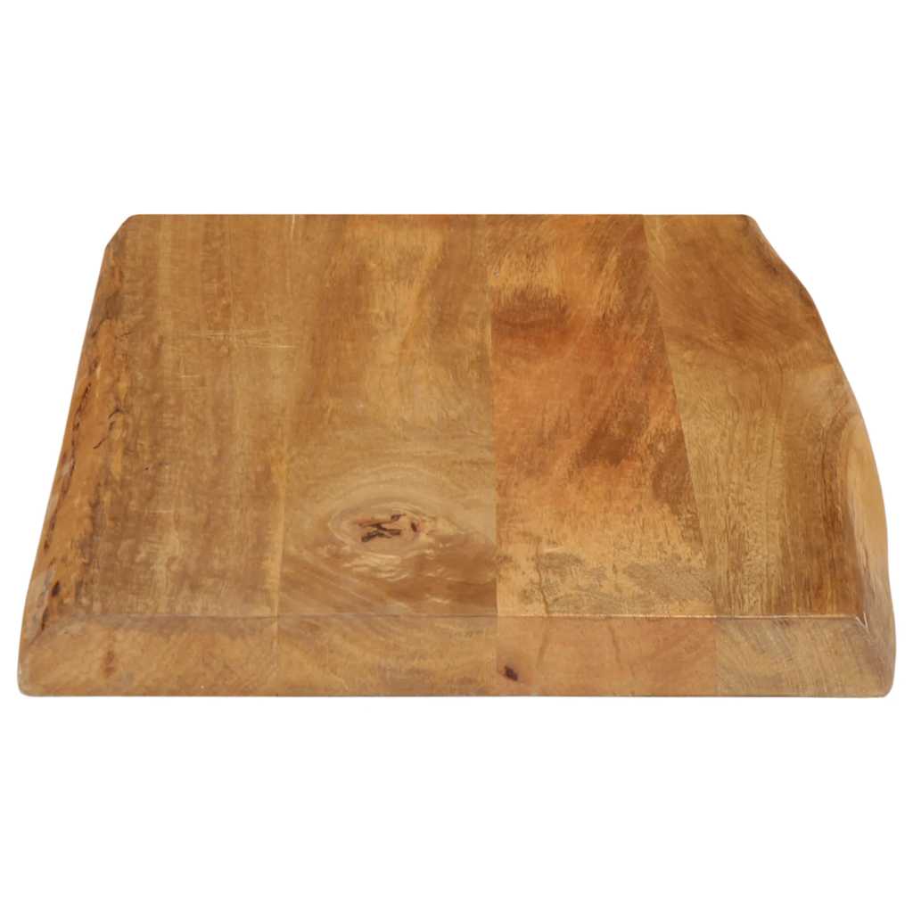 vidaXL Tischplatte mit Baumkante 70x40x2,5 cm Massivholz Mango