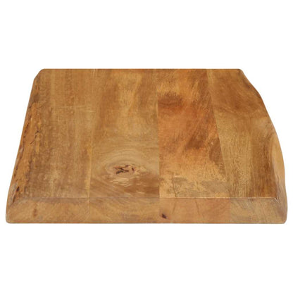 vidaXL Tischplatte mit Baumkante 70x40x2,5 cm Massivholz Mango